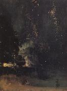 James Abbott McNeil Whistler Nocturne in Black and Gold:The Falling Rocket